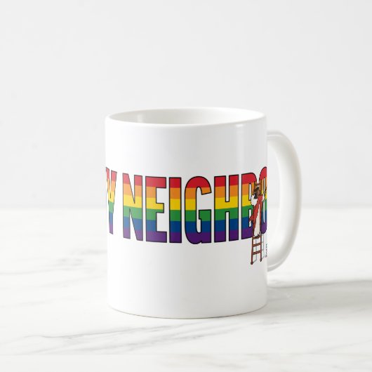 Mug Love Thy Neighbor (Devant droit)