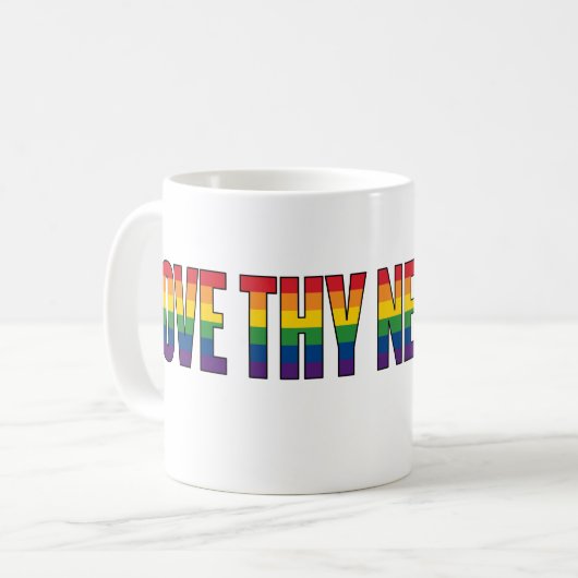 Mug Love Thy Neighbor (Devant gauche)