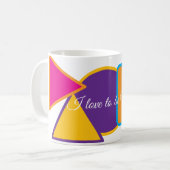 Mug love to be unique design (Devant gauche)