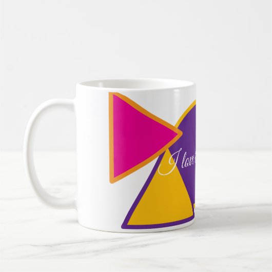 Mug love to be unique design (Gauche)