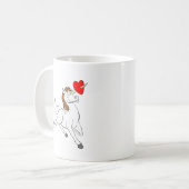 Mug Love Unicorn Heureuse Sainte-Valentin (Devant gauche)