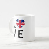 Mug Love - United Kingdom Flag (Devant gauche)