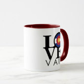 Mug LOVE Vail Colorado (Devant droit)