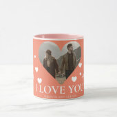 Mug Love valentine's day Couples personnalisés Photo (Centre)