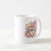 Mug Love Vibes (Devant droit)