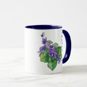Mug Love VIOLETS tellement je tellement de Citation am (Devant droit)