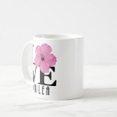 Mug LOVE Wailea Pink 11oz (Devant gauche)