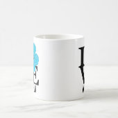 Mug LOVE Waimalu Blue Hibiscus 11oz (Centre)