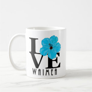 Mug LOVE Waimea Blue Hibiscus 11oz