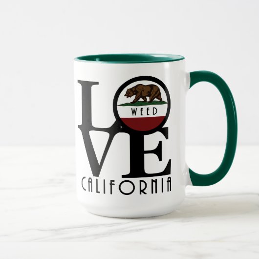Mug LOVE Weed California (Droite)