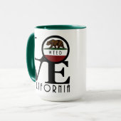 Mug LOVE Weed California (Devant gauche)