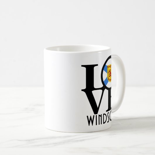 Mug LOVE Windsor NS 11oz (Devant droit)