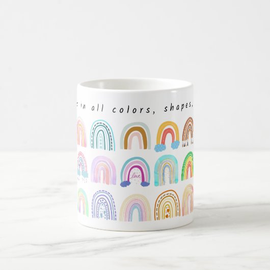 Mug Love Wins - Rainbows (Centre)