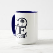 Mug LOVE Woodruff Caroline du Sud15oz (Devant gauche)