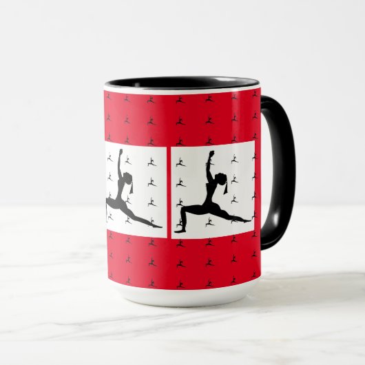 Mug Love Yoga Coffee (Devant droit)