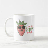 Mug Love You Berry Beaucoup de confiture de fraises (Gauche)