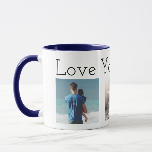 Mug Love You Daddy Fête des pères (Gauche)