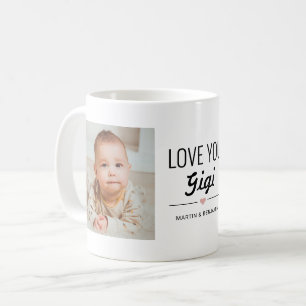 Mug Love You Gigi Birthday Photo personnalisée