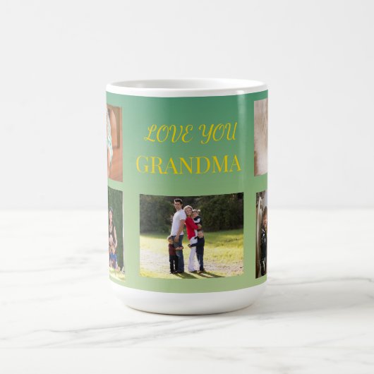 Mug Love You Grandma 5 Conception de Photo (Centre)