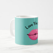 Mug Love You Love Kissy Lips (Devant gauche)