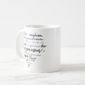 Mug Love You Maman Mots dans le coeur (Devant gauche)