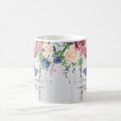 Mug Love You Mimi Floral Rustic Navy Bourgogne (Centre)