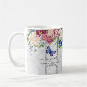 Mug Love You Mimi Floral Rustic Navy Bourgogne (Gauche)