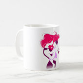 Mug Love You Mom - Conception de la Fête des Mères mig (Devant gauche)