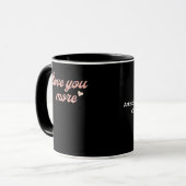 Mug Love You More Artistic Design  (Devant gauche)