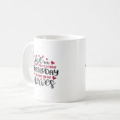 Mug Love You More Clean Typography  (Devant gauche)