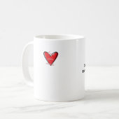Mug Love You More Creative Minimal Style  (Devant gauche)