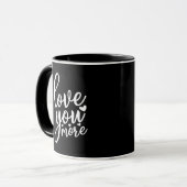 Mug Love You More Minimal Design Black Style  (Devant gauche)