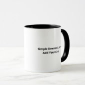 Mug Love You More Simple Love Quote  (Devant droit)