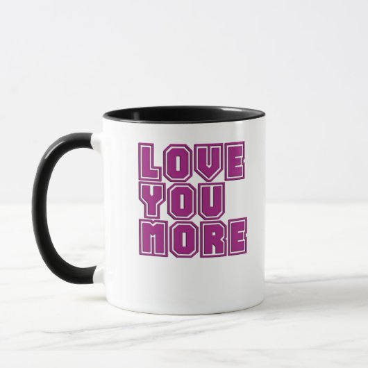 Mug Love You More Timeless Appeal Style (Gauche)