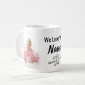 Mug Love You Nana Grandma Photo (Devant gauche)