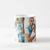 Mug Love You Red Heart Couple Photo Collage (Centre)