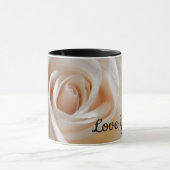 Mug "Love You" Rose Blanche (Centre)