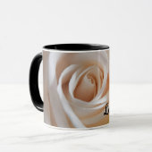 Mug "Love You" Rose Blanche (Devant gauche)