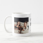 Mug Love You Stepdad | Texte manuscrit de deux photos (Gauche)