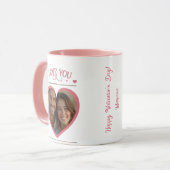 Mug Love You Sweet Valentine's Day Photos & Message (Devant gauche)