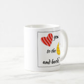 Mug "Love You to the Moon & Back" (Devant droit)