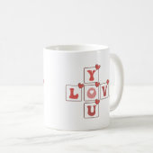 Mug Love You Valentine's Day (Devant droit)