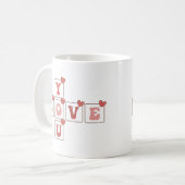 Mug Love You Valentine's Day (Devant gauche)