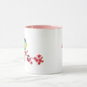 Mug Lovebirds sur Cherry Blossom (Centre)