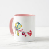 Mug Lovebirds sur Cherry Blossom (Devant gauche)