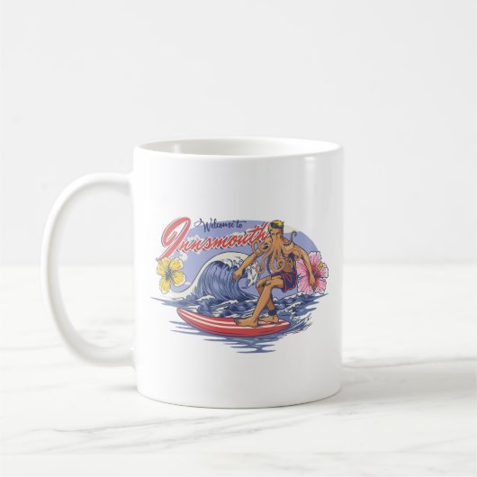 Mug Lovecraft de surf à l'intérieur (Gauche)