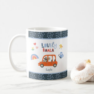 Mug Lovely Koala Little Girl Prénom mignon Animal Co