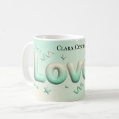 Mug Lovely Minimalist Heart Personalized (Devant gauche)
