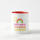 Mug Lovely Rainbow, Sun and Cloud (Centre)