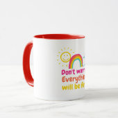 Mug Lovely Rainbow, Sun and Cloud (Devant gauche)